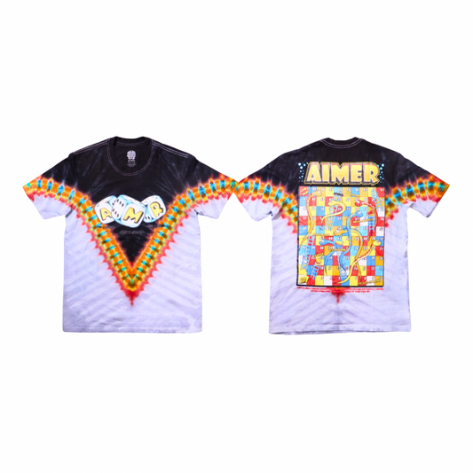 SNAKE AND LADDER TIE DYE