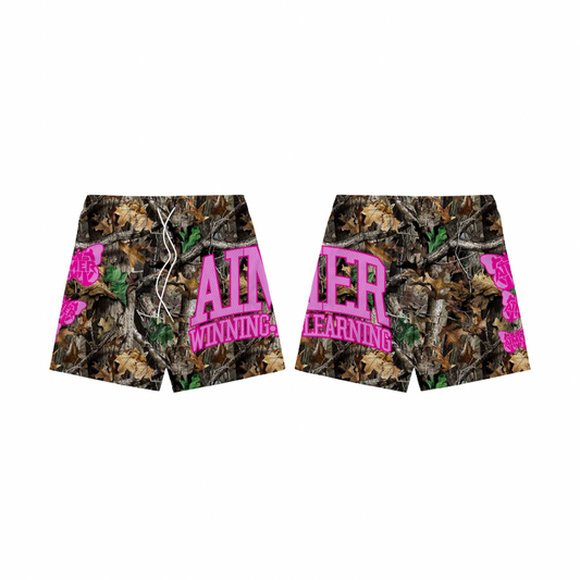 REAL TREE BUTTERFLY MESH SHORT